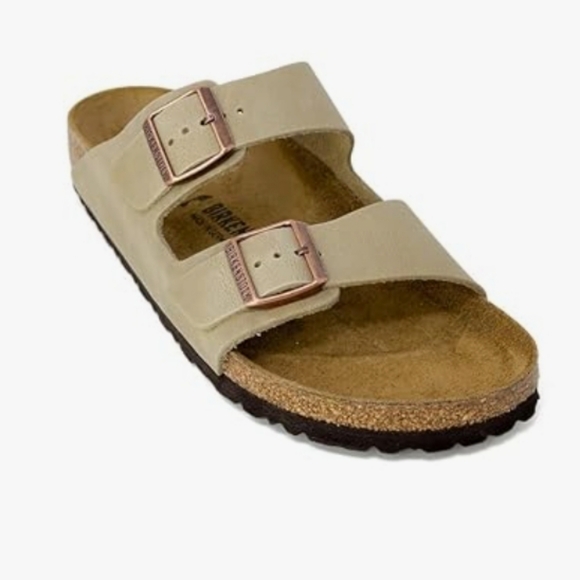 Birkenstock Arizona Oiled Leather Marron Men's Regular Wide Open Toe Size 11 - Picture 1 of 12